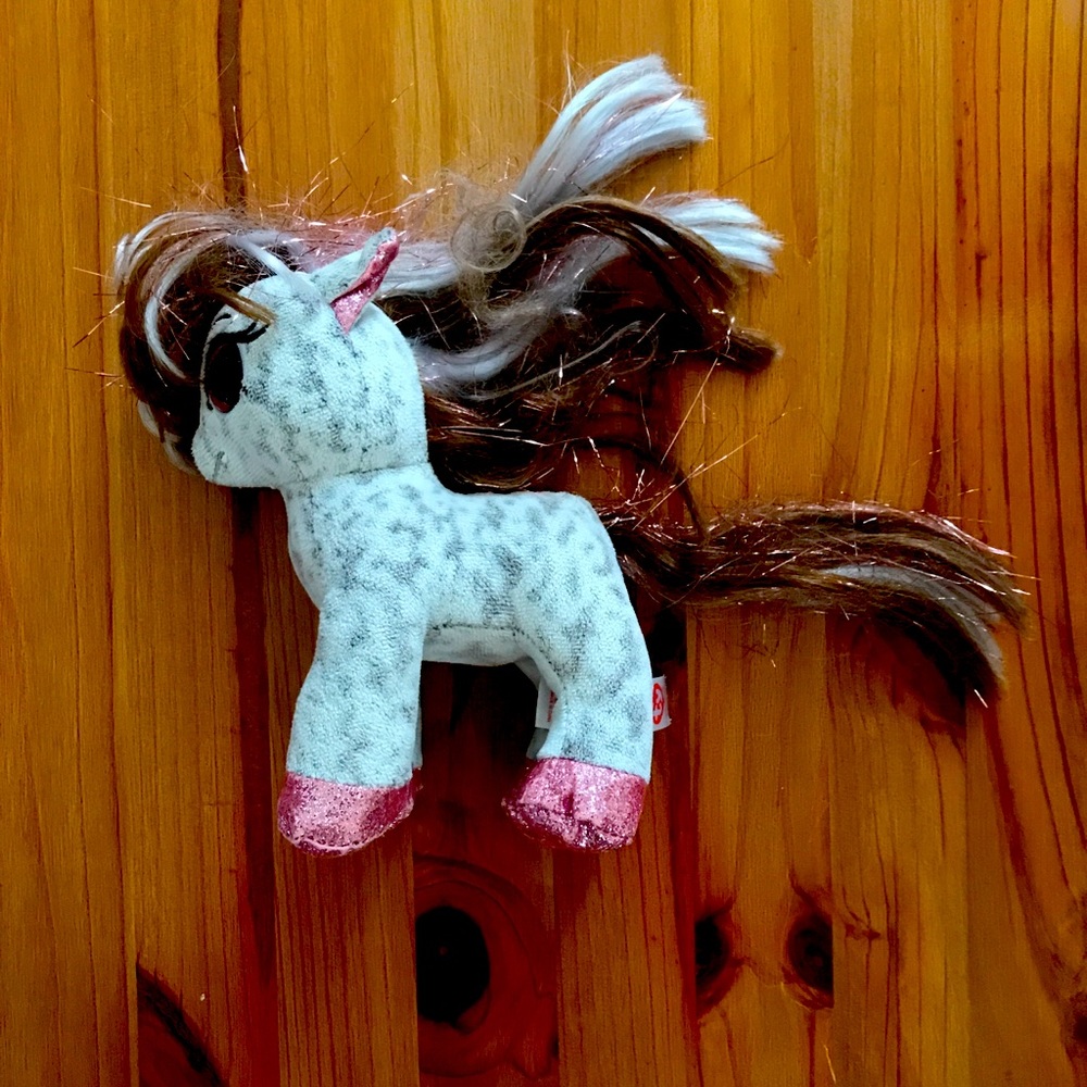 TY Beanie Boos 6" Cinnamon Pink Glitter Pony Stuffed Plush Toy